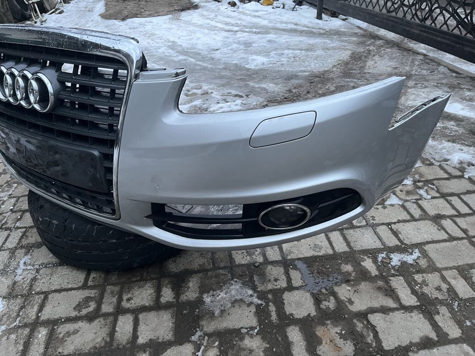 Передній бампер audi a6 c6 s-line lift рестайл