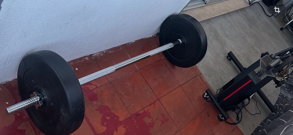 Barra 37 kg nova