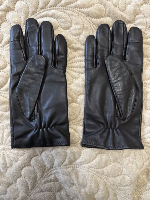 Чоловічі шкіряні перчатки tommy hilfiger