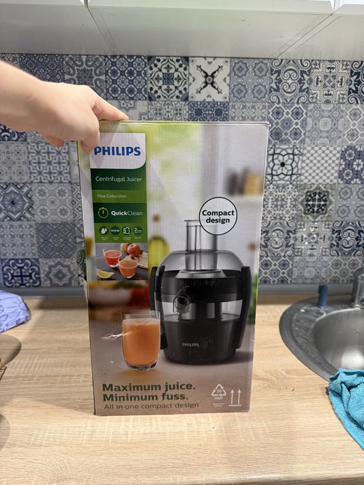 Соковижималка Philips Viva Collection HR1832/00, 500 Вт