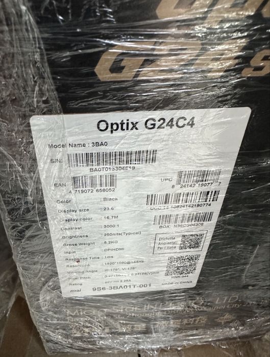 Msi Optix G24C4 144гц Monitor