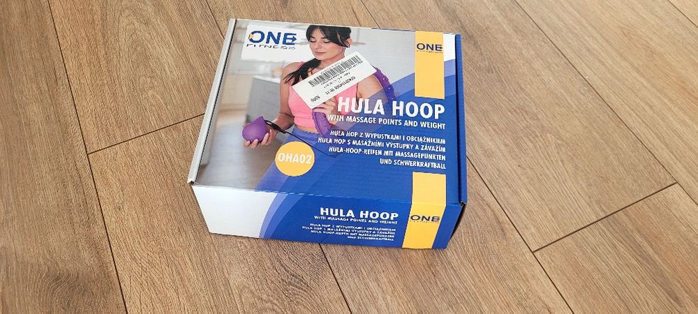 Hula Hop ONE Fitness OHA02 z wypustkami i obciążnikiem