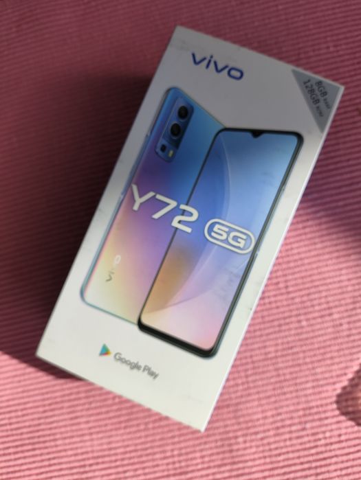 Vivo Y72 5G 8/128GB | Stan Idealny / Jak Nowy | Etui + Komplet