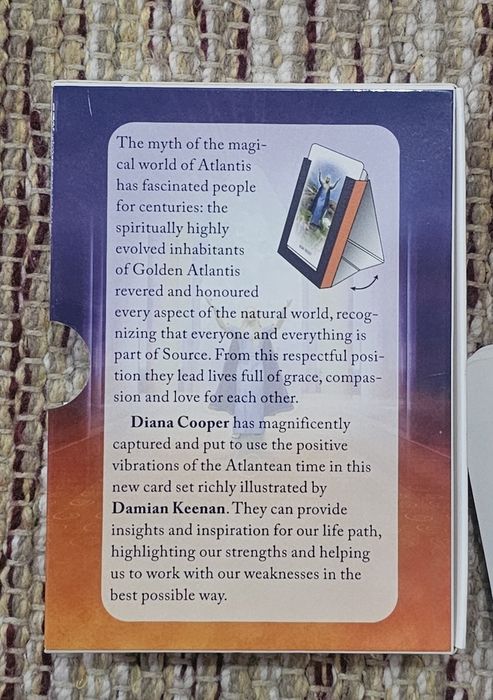 Oráculo/cartas Angels + Atlantis de Diana Cooper