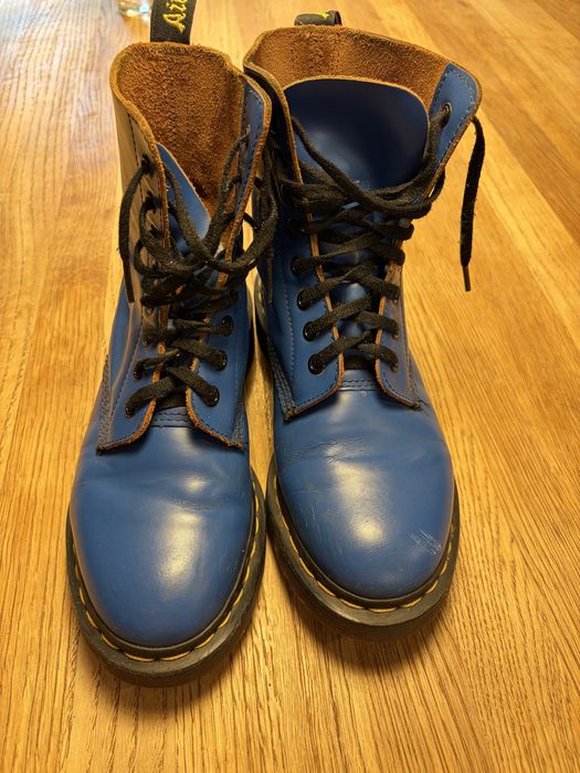 Botki martensy Dr Martens niebieskie 37 stan bardzo dobry