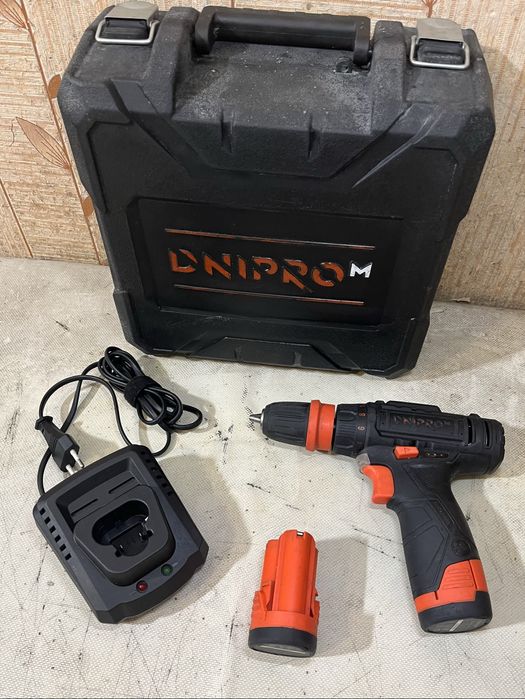 Dnipro-M CD-12Q Шуруповерт 2АКБ Кейс