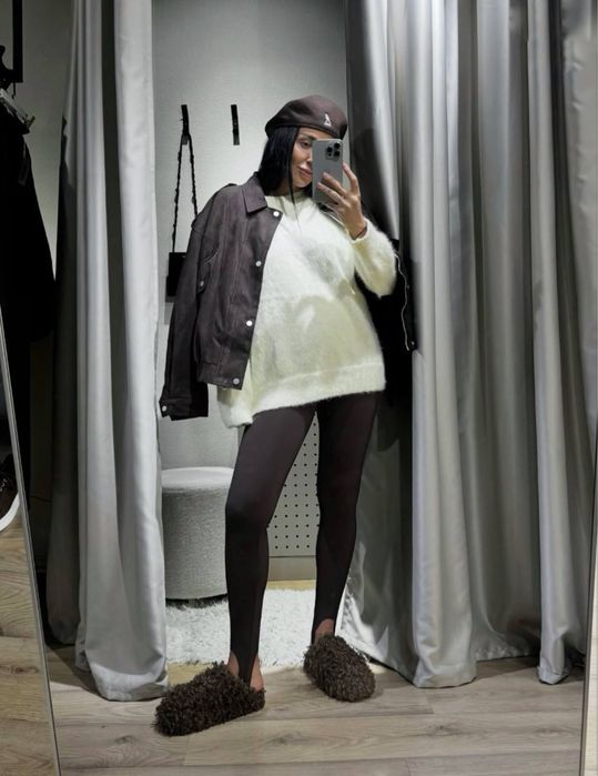 Лосіни з штрипками термо лосини