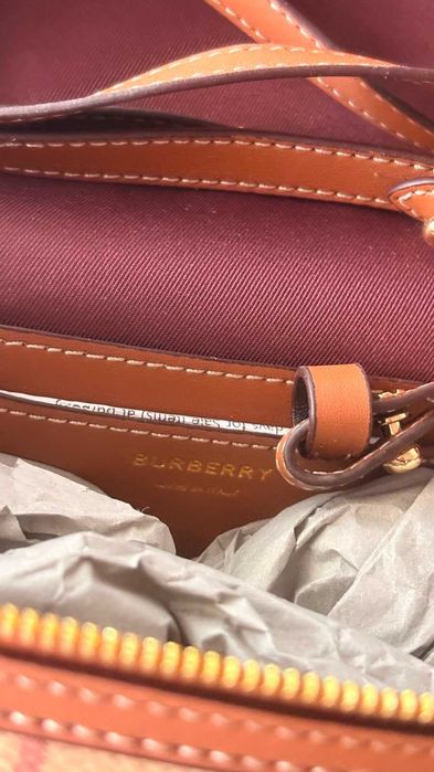 Burberry Mini Check Vanity Bag