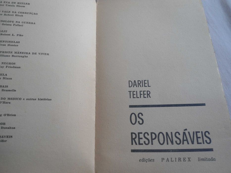 Os Responsáveis por Dariel Telfer