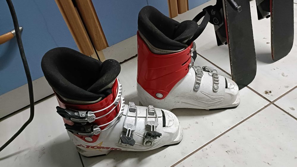 Buty narciarskie i narty