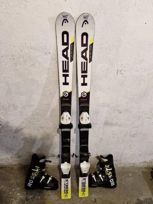 Head rebels 124 cm buty Rossignol