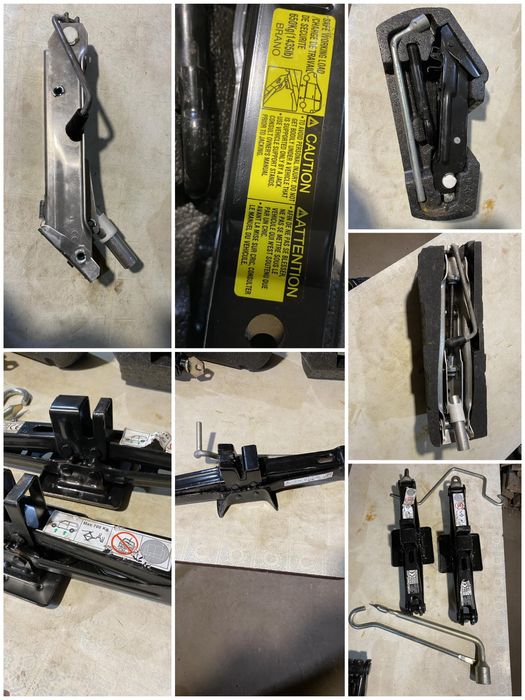 Домкрати для різних марок автомобілів Оригінал Reno. Nissan. Mercedes