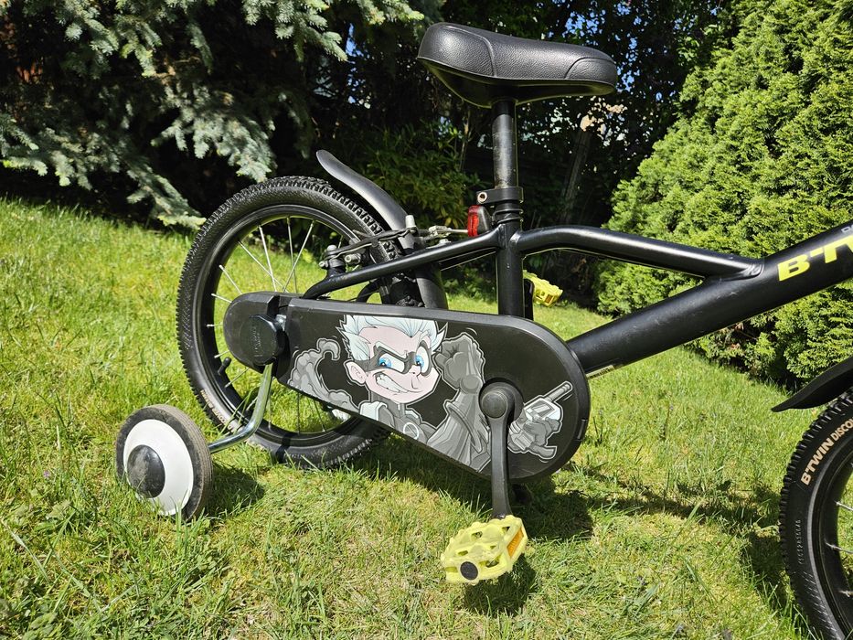 Rower Rowerek dziecięcy B TWIN Dark Hero 500 Decathlon 16" cali