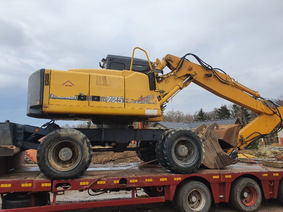 koparka furukawa ls 725 silnik cummins 3.9 pompa linde łożyskoobrotu