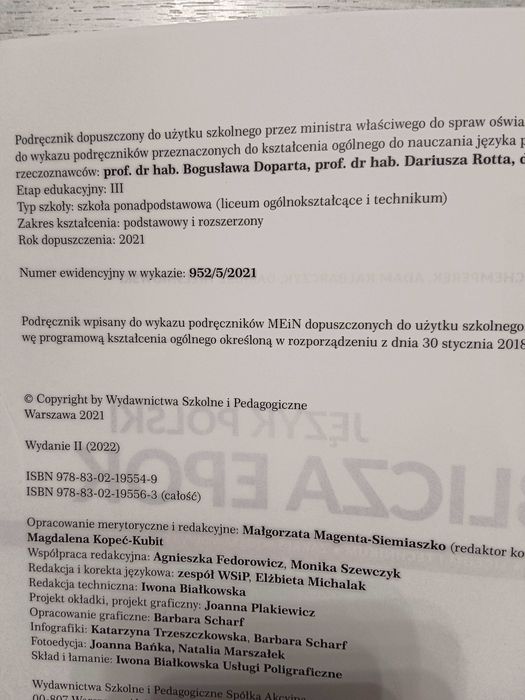 Język polski oblicza epok 3.1, podręcznik rozszerzony, WSiP, reforma 2019