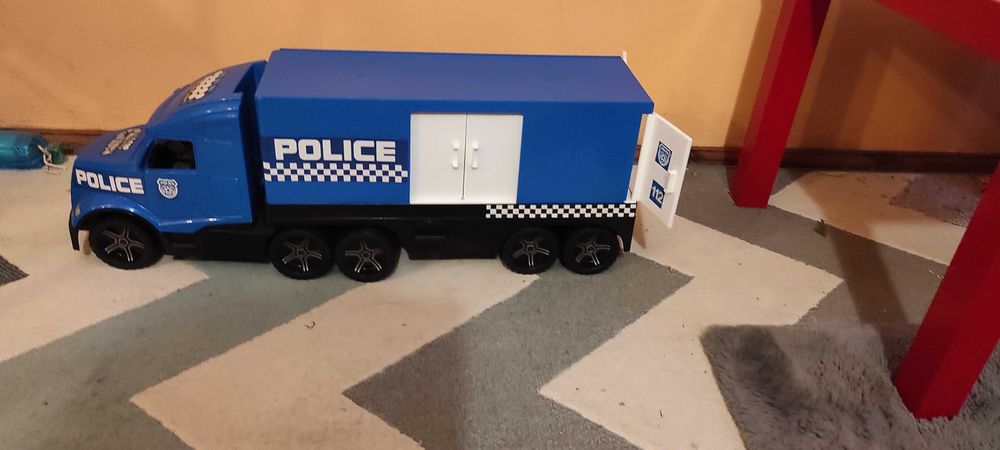 Samochód tir policja zabawka wader