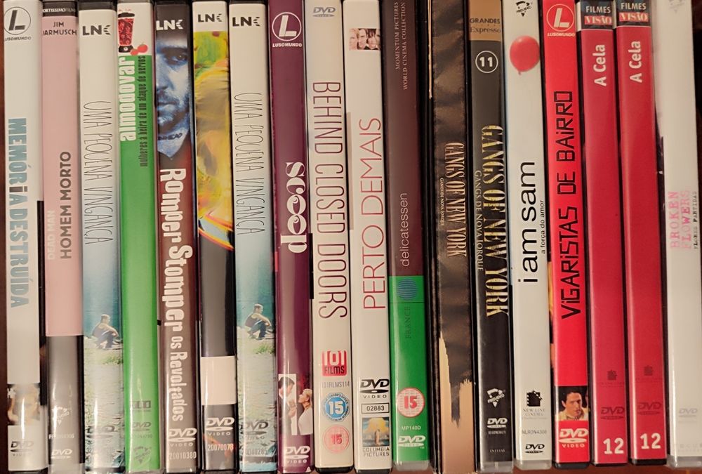 DVD's diversos (preço de cada)