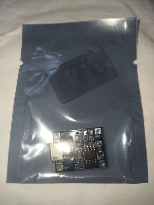 Nowy moduł ładowania TP4056 z gniazdem Micro-USB – cena za 1 sztukę