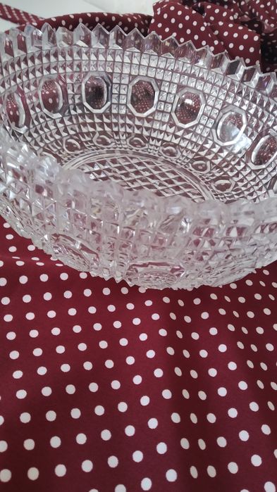 Цукерниця кришталева, конфетница хрустальная