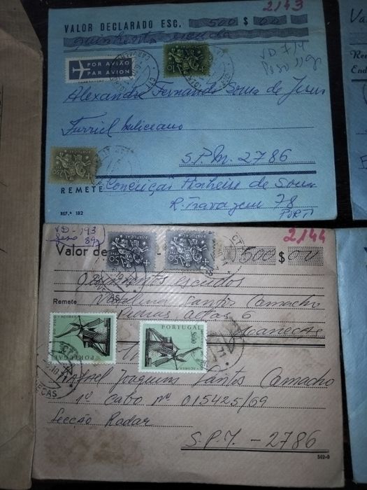 Lote História Postal Militar - Angola Guerra Colonial (SPM 2786 + Oferta)