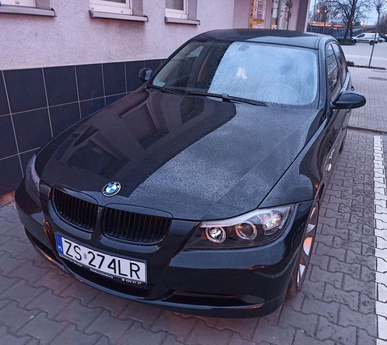 BMW Seria 3 BMW E90 318i Czarny 2.0 129KM 2006 z Niemiec