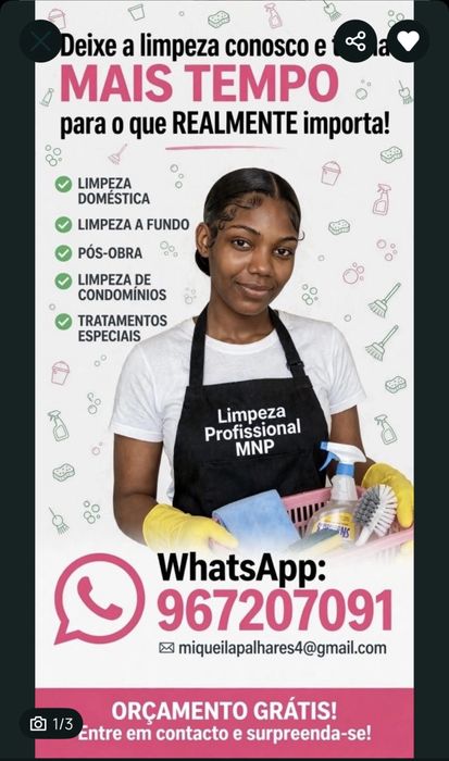 Trabalho de limpeza