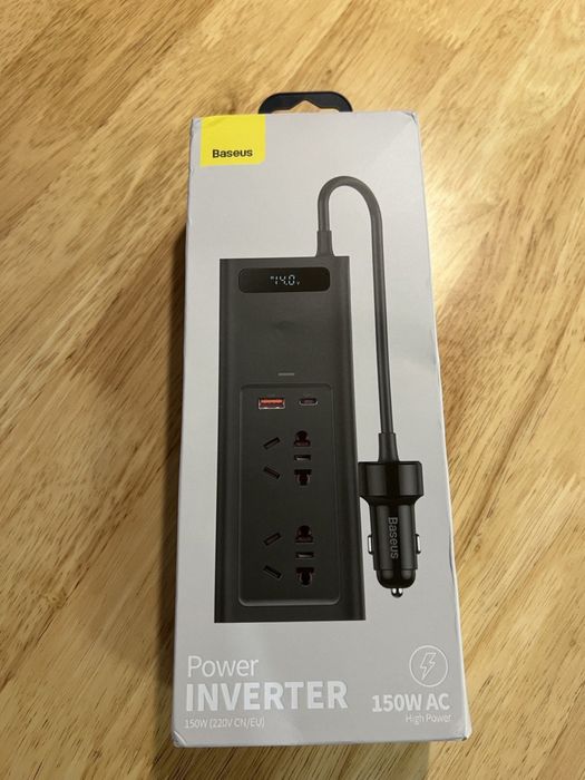 Автомобільний інвертор Baseus Inverter 12V 220V - 150W