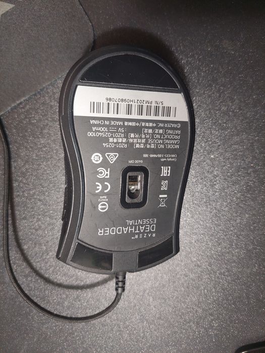 Teclado hyper x e rato gamer razer deathadder essential