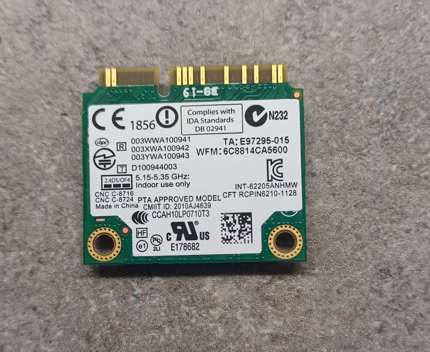 Karta WLAN Intel Centrino Advanced-N 6250