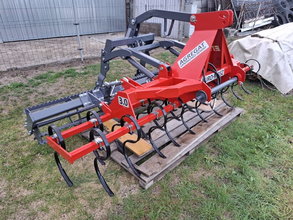 Agregat Uprawowo-siewny 2.5m 2.7m 3.0m Euro-masz