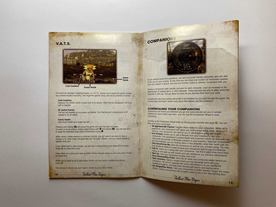 Американські видання Fallout 3 / Fallout New Vegas / Fallout 3 Game of The Year Edition — диски Xbox 360 та PC з мануалами
