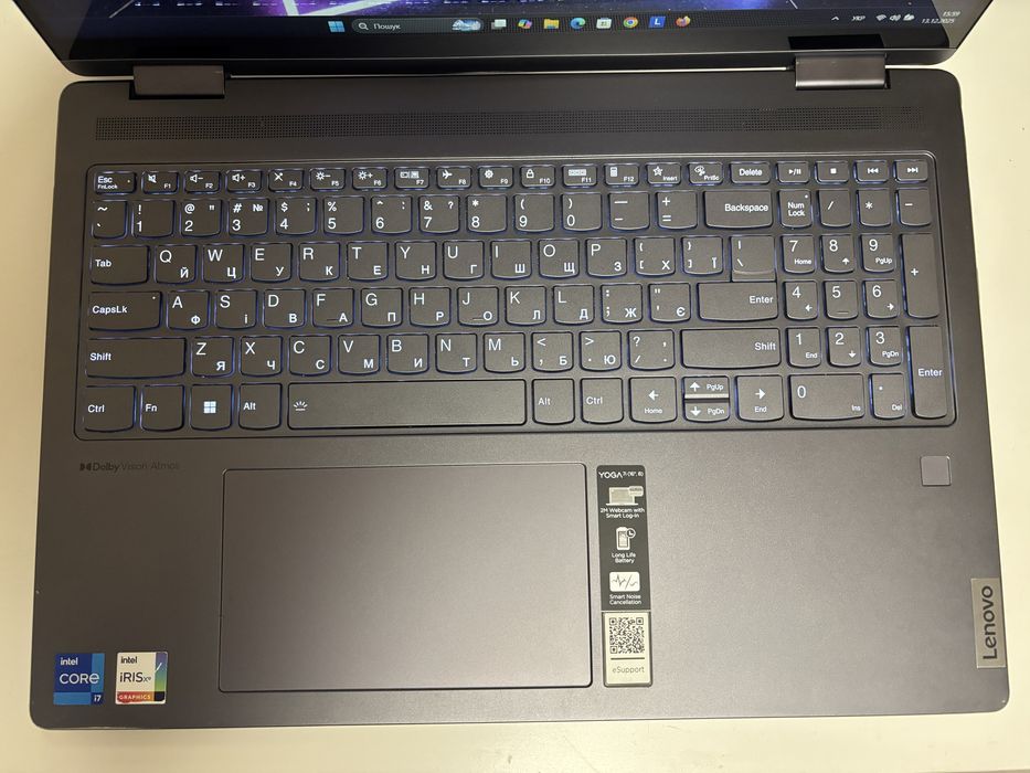Ігровий Lenovo Yoga 7 16IRL8 16" Touch FHD+ IPS i7-1355U 16/512Gb