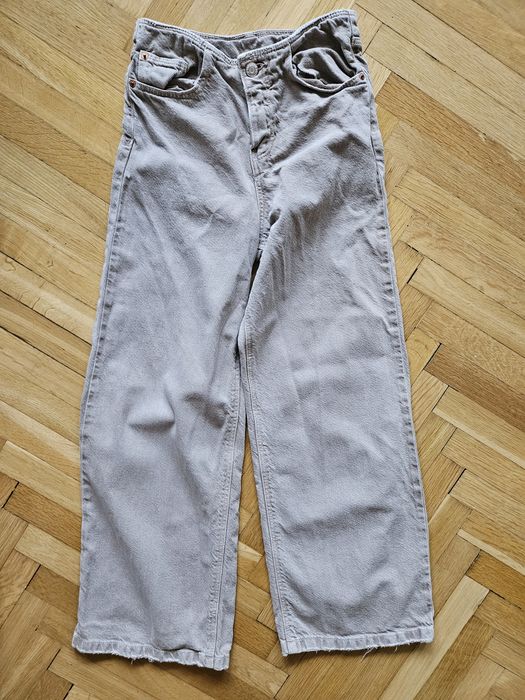 Szersze spodnie z Zary, 152 cm