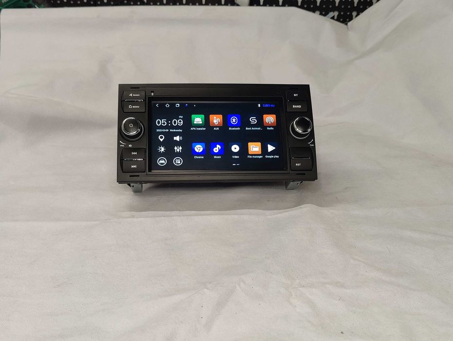 Rádio Android Ford Galaxy Mondeo Preto •Wifi -GPS - Bluetooth + CÂMARA