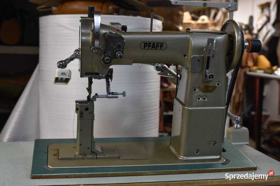 Maszyna do szycia cięzkiego Pfaff podwójny transport