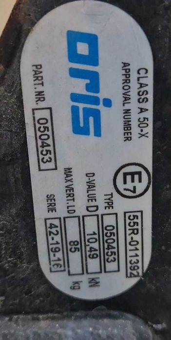 BMW X1 E84 Hak wypinany z kluczem nowy + belka