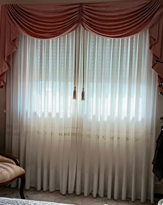 Cortinados 200x220cm c/ camilha