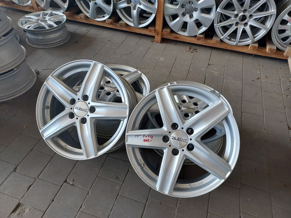 Jak nowe alufelgi Dezent 17" 5x112 VW, Audi, Skoda, Seat