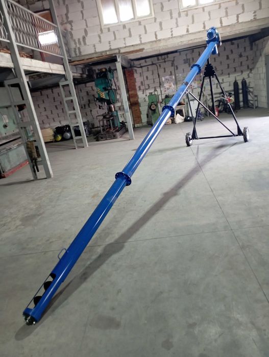 Шнековый погрузчик (конвейер) с подборщиком, 159 мм, 4 м, 380 В