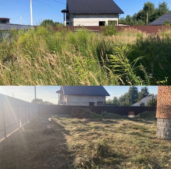 чистка ділянок, обрізка дерев