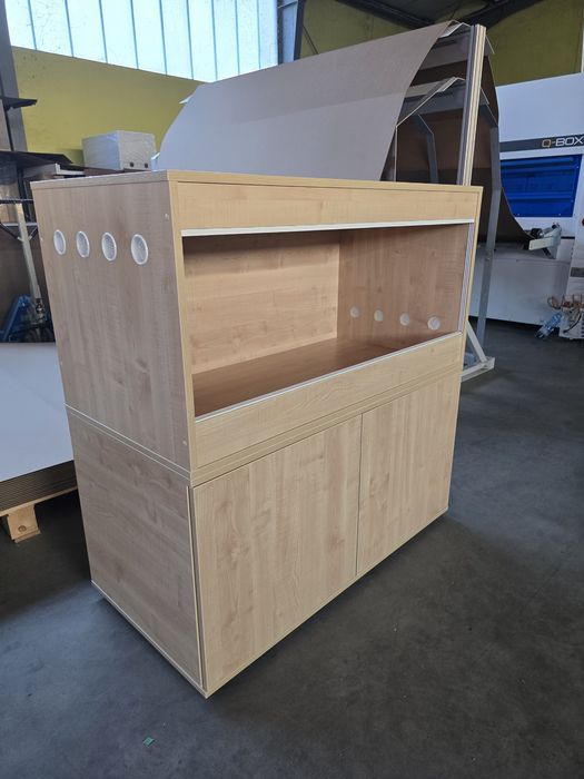 Terrarium 120x60x60cm plus szafka 120x60x70 cm