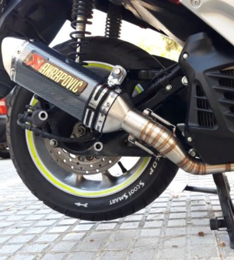 Linha de escape Yamaha nmax 125 ponteira n-max N max até 2019