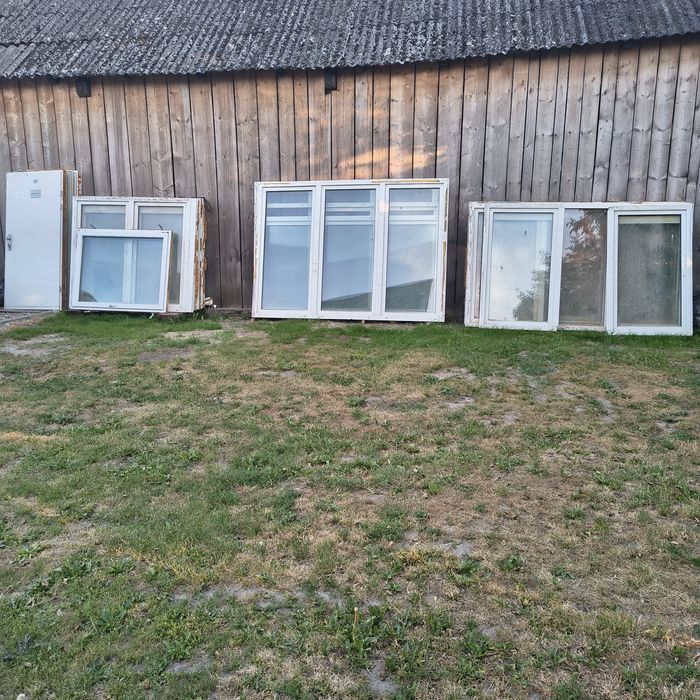 Sprzedam okna pcv drzwi, okna do garażu, drzwi do garażu,okna z demontażu, duże okna pcv