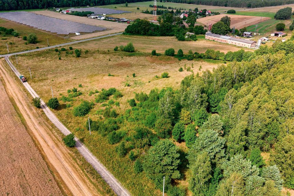 Działka budowlana 3000 m² z wydanymi WZ na wzniesieniu - Anielin, gm. Okonek