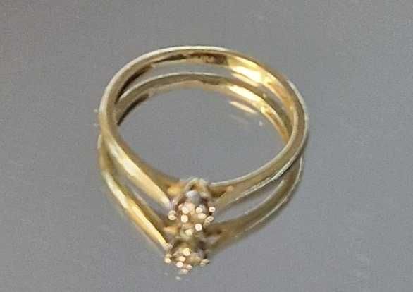 Złoty pierścionek 1,30g 585 rozm. 11 / Nowy Lombard / TG