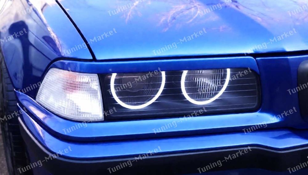Реснички на фары BMW E36 E39 E53 E60 E90, Тюнинг накладки БМВ Е36 Е39 Е53 Е60 Е90