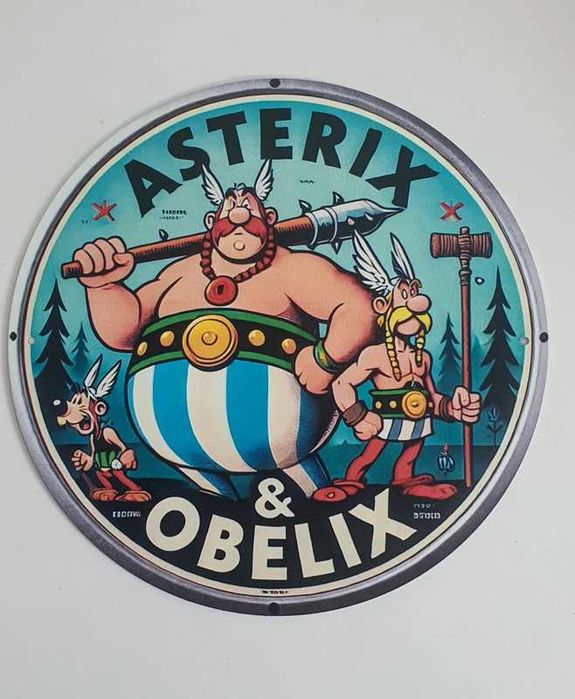 PLAQUES ASTERIX ET Obelix Metal Neuves EUR 6,90 - FR
