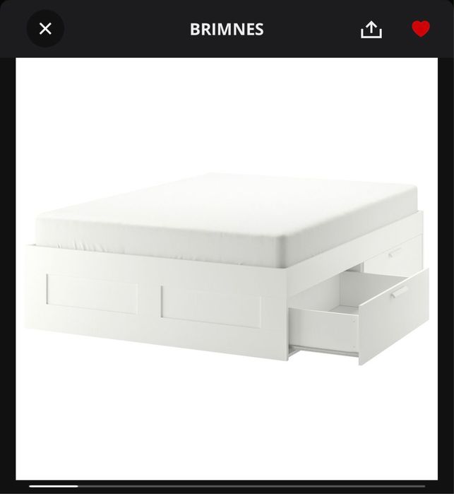 Cama branco com colchào incluído
