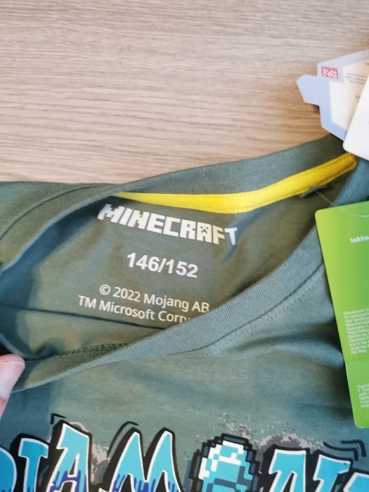 nowa bluzka minecraft rozm. 146/152