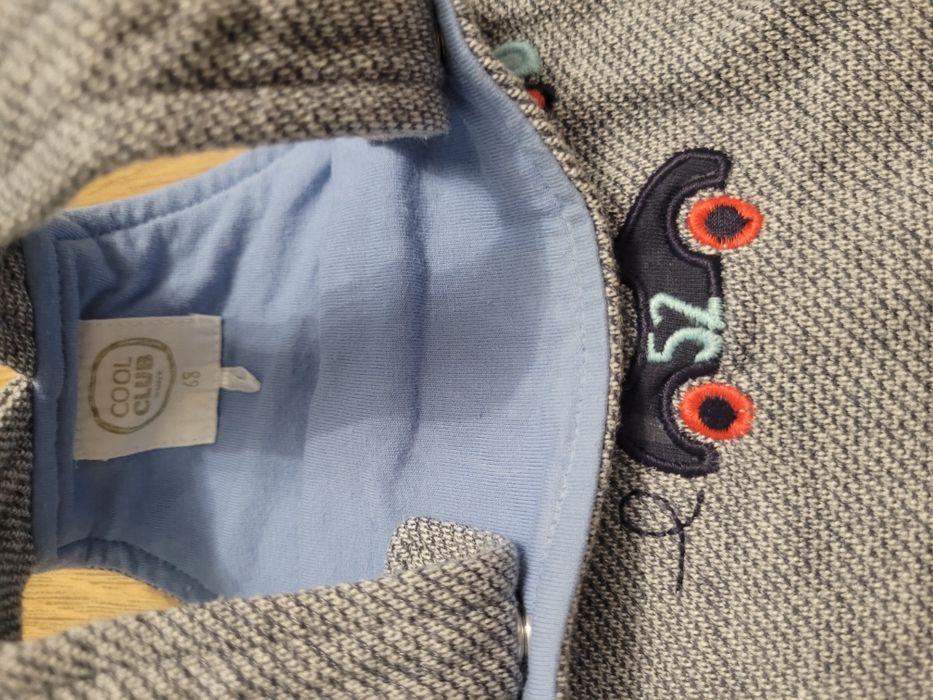 Spodnie na szelkach r. 68